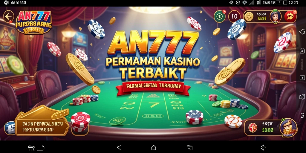 Tampilan gameplay Kasino yang menarik dan interaktif di AN777.