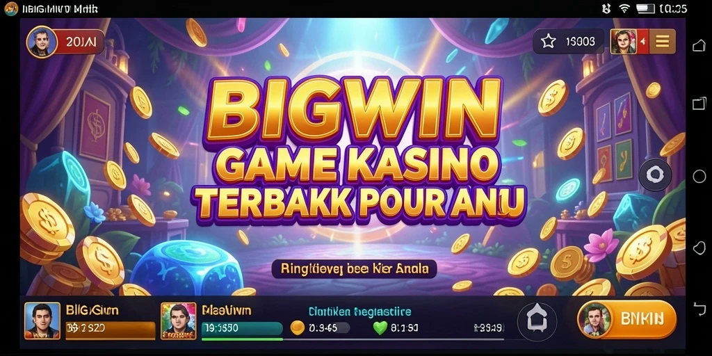 Screenshot gameplay BIGWIN yang menampilkan keseruan permainan Kasino.
