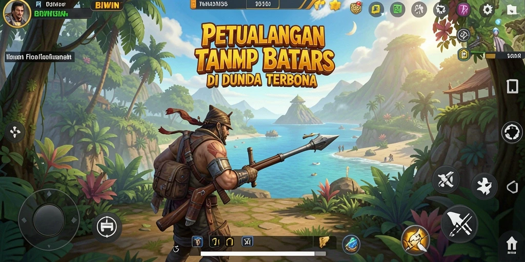 Tampilan gameplay BIWIN yang menakjubkan di dunia terbuka.