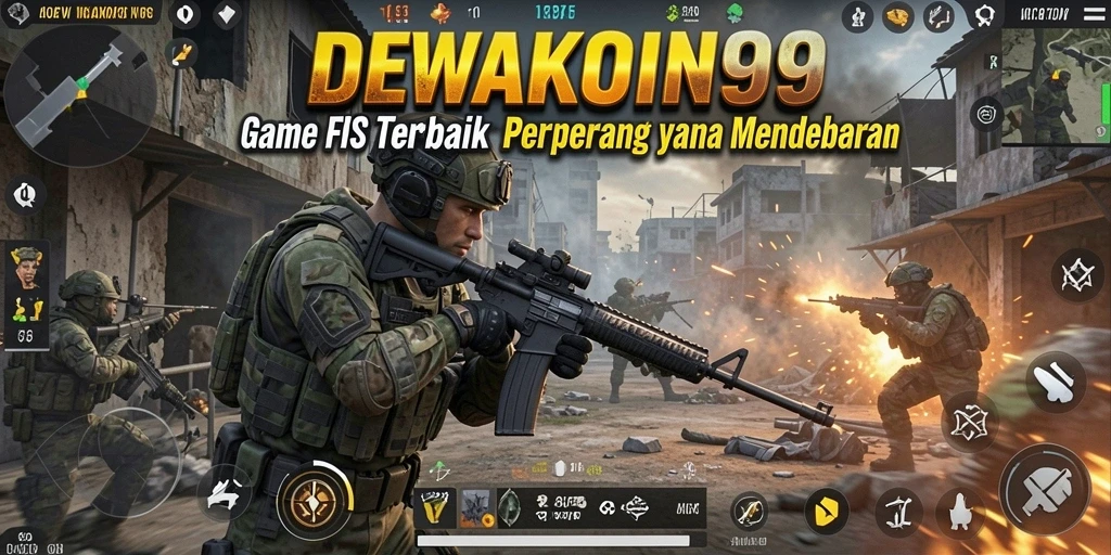 Screenshot gameplay DEWAKOIN99 menampilkan aksi pertempuran yang mendebarkan.
