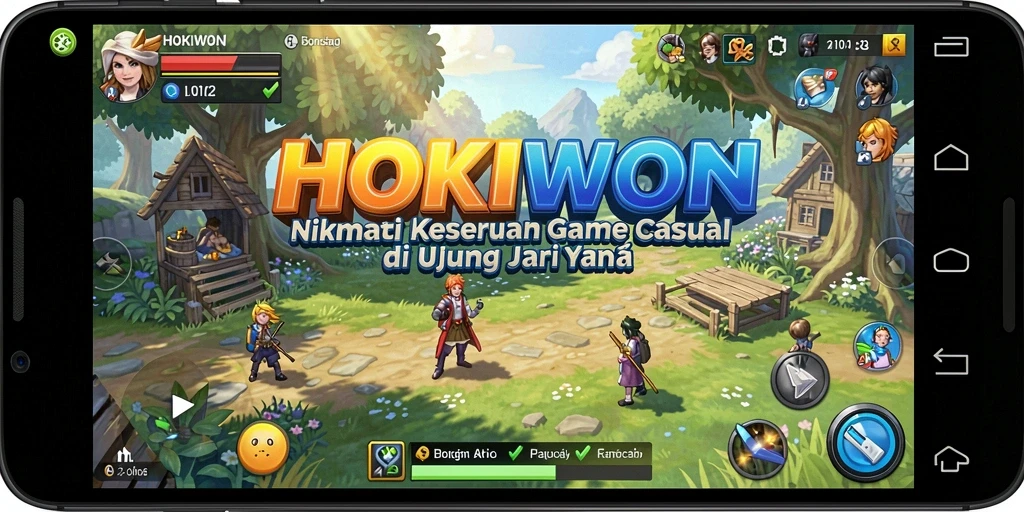 Tampilan menarik dari gameplay HOKIWON yang mengasyikkan.