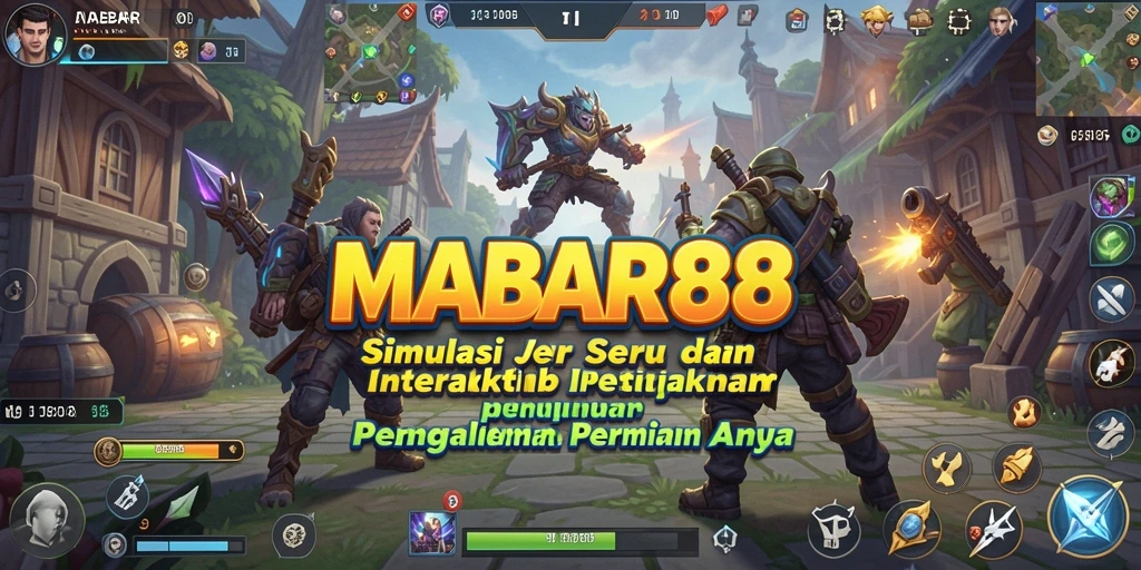 Screenshot utama MABAR88 yang menunjukkan gameplay Simulation yang mengasyikkan.