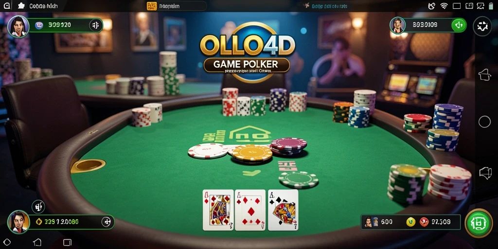 Tangkapan layar gameplay OLLO4D yang seru dan interaktif di Poker.