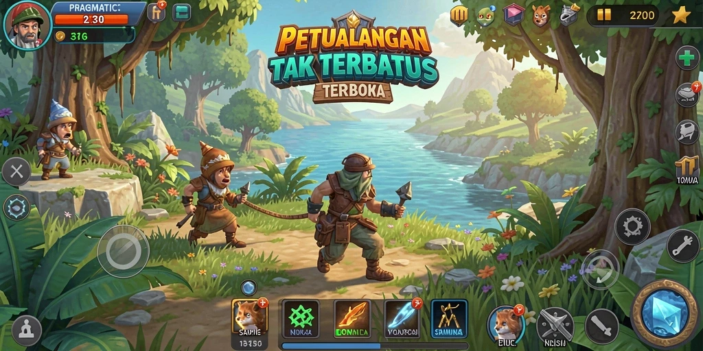 Gameplay menarik PRAGMATIC123 di dunia terbuka yang luas.