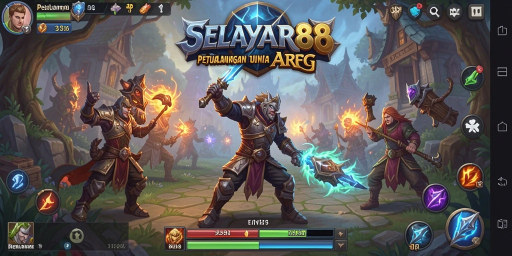 Tampilan permainan <strong>SELAYAR88</strong> yang menampilkan aksi bertempur yang seru.
