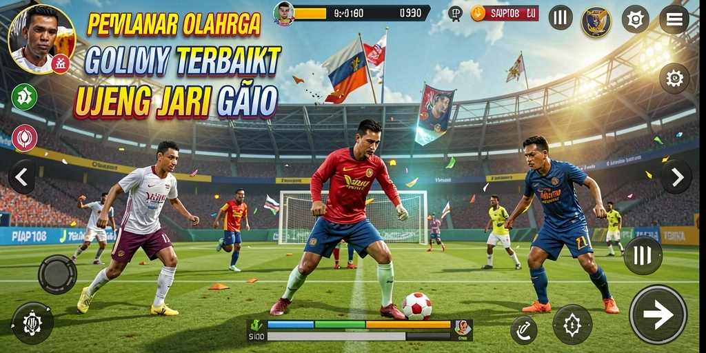 Gameplay mendebarkan dalam SIAP108 dengan berbagai mode olahraga.
