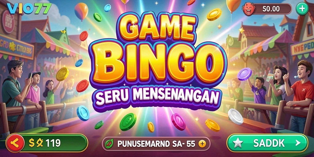 Screenshot VIO77 menampilkan antarmuka permainan Bingo yang menarik.