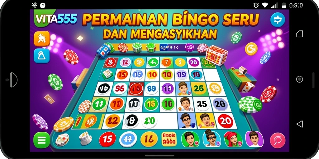 Tampilan gameplay VITA555 yang seru dan interaktif.